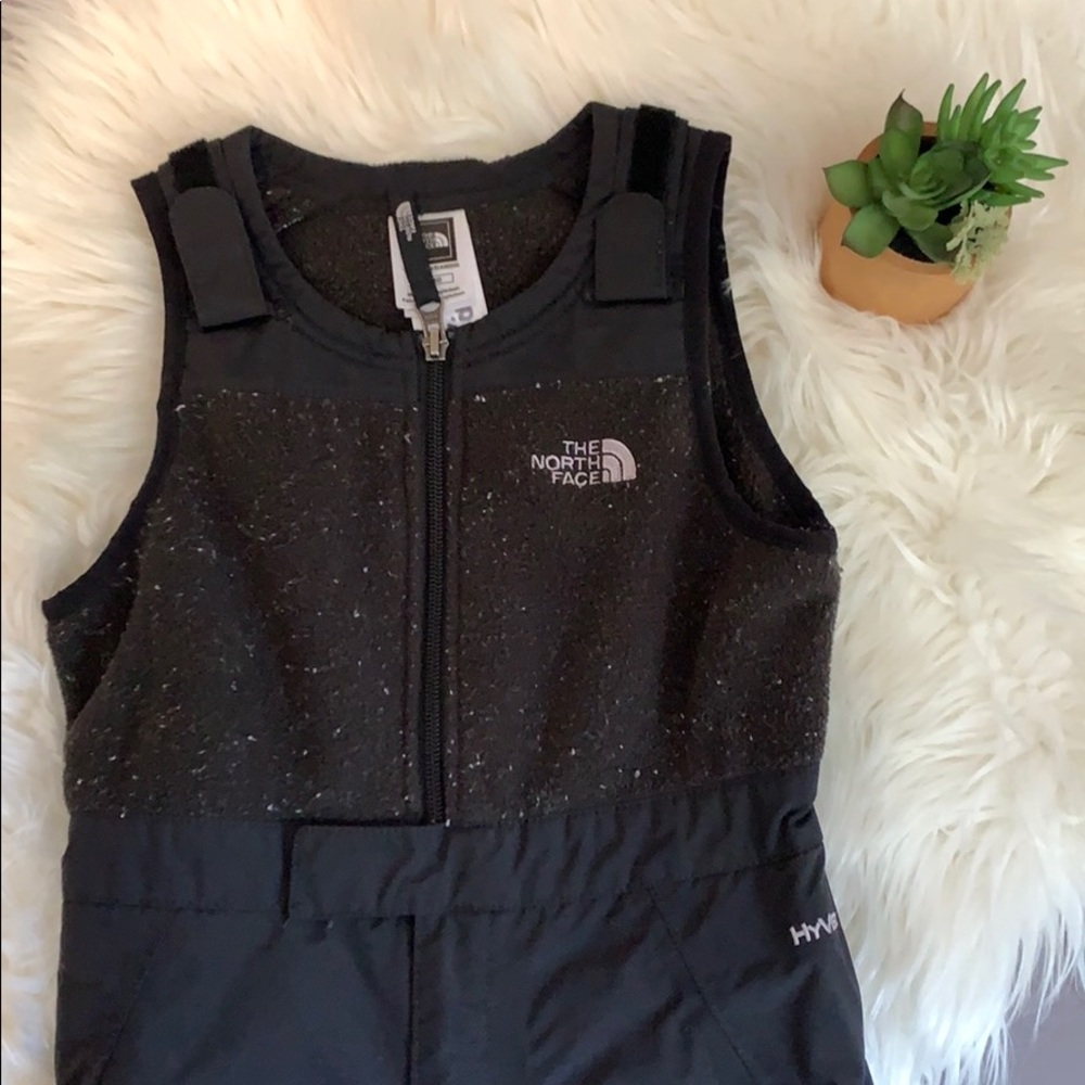 The North Face Insulated Black Snow Bib (Unisex)
